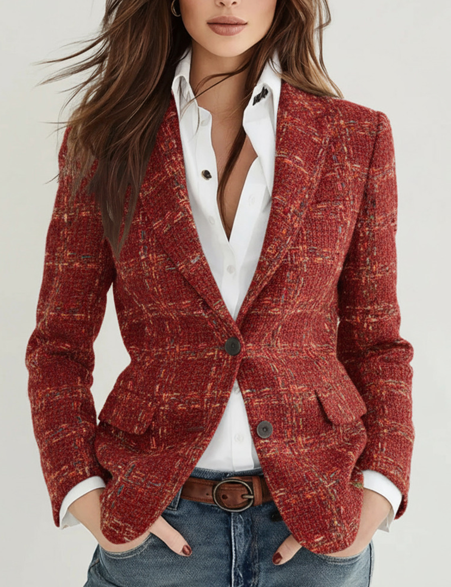 Beth | Vintage Check Blazer