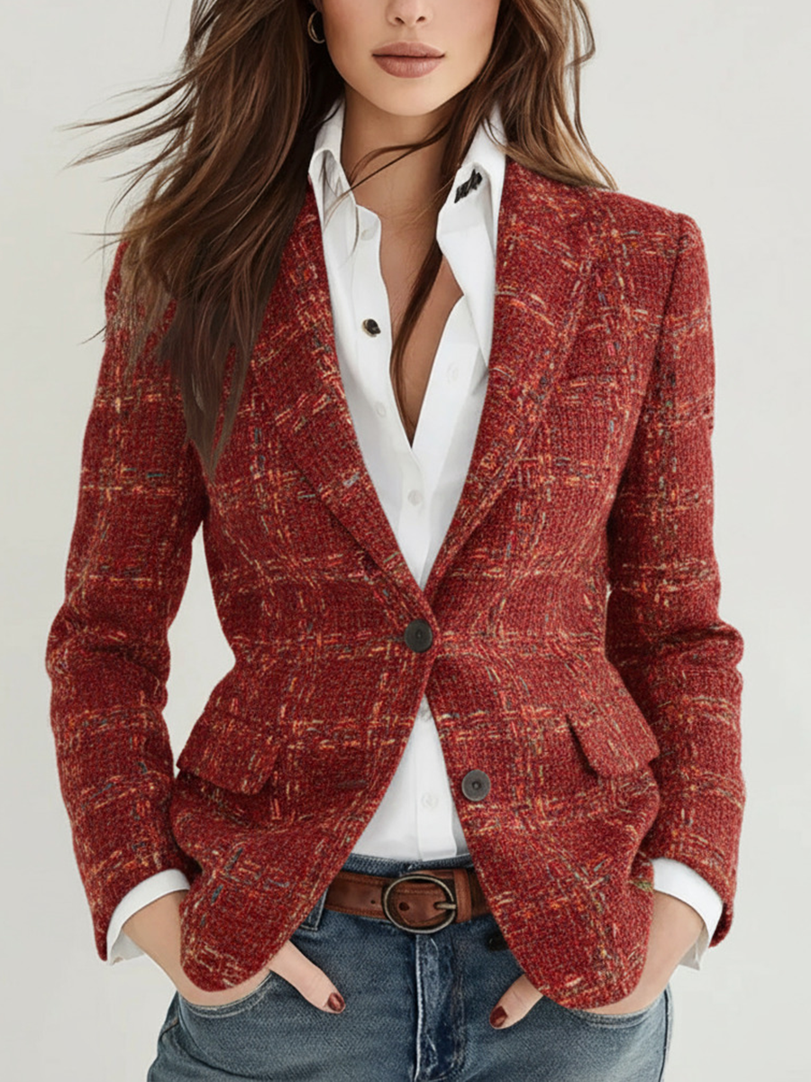 Beth | Vintage Check Blazer