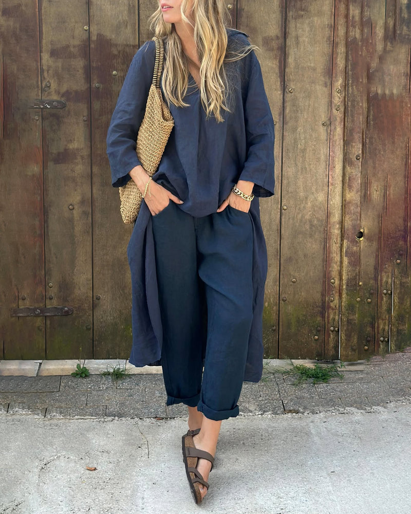 Vanessa | Elegant Draped Two-Piece