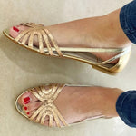Elspeth | Golden Summer Light Sandals