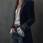 Gabrielle | Long Embroidered Coat