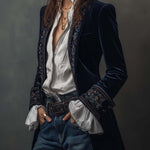 Gabrielle | Long Embroidered Coat
