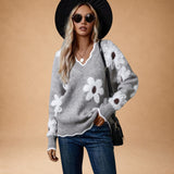 Adelaide | Refined Floral Knit with a Feminine Line