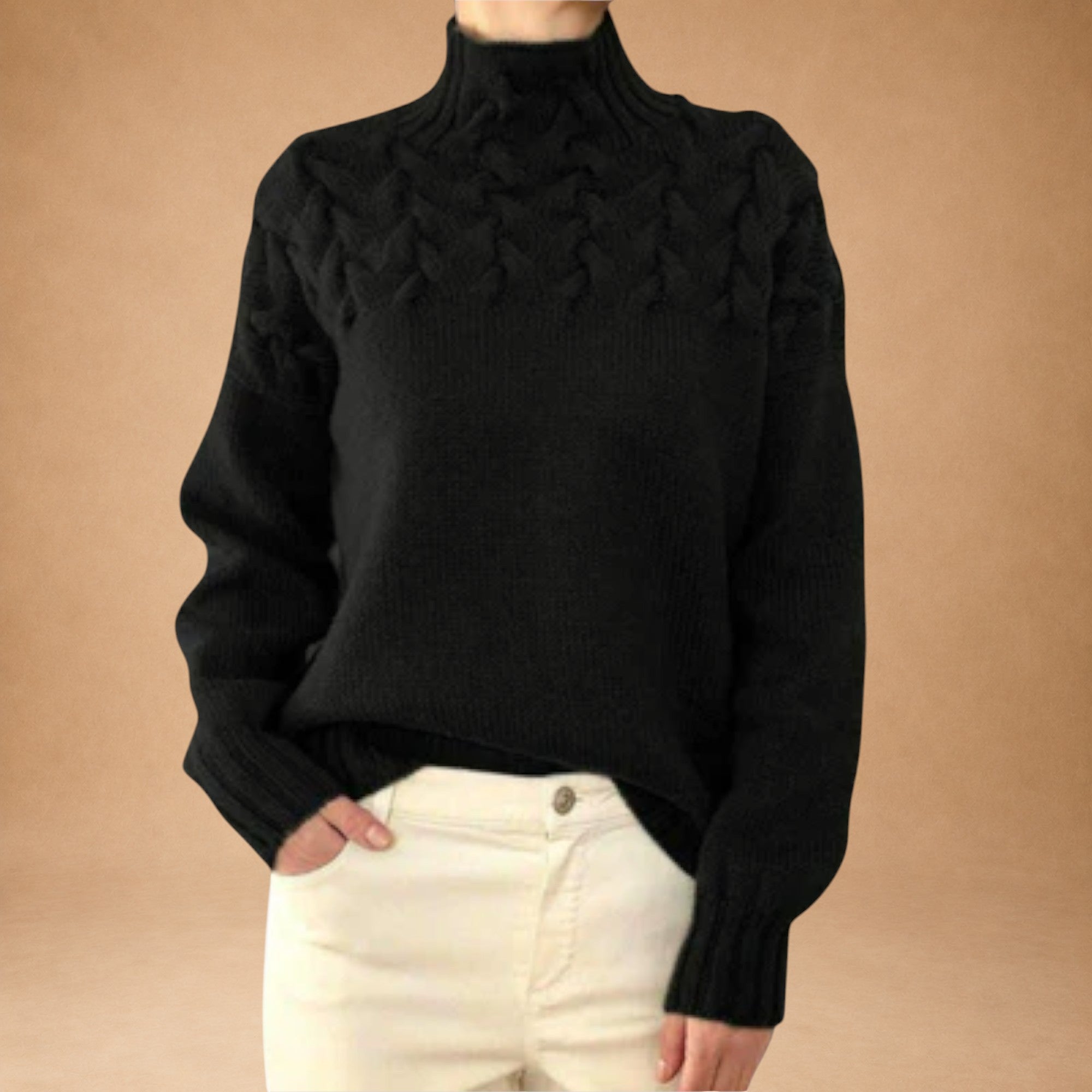Edith | Women's Jumper with Knit Detail