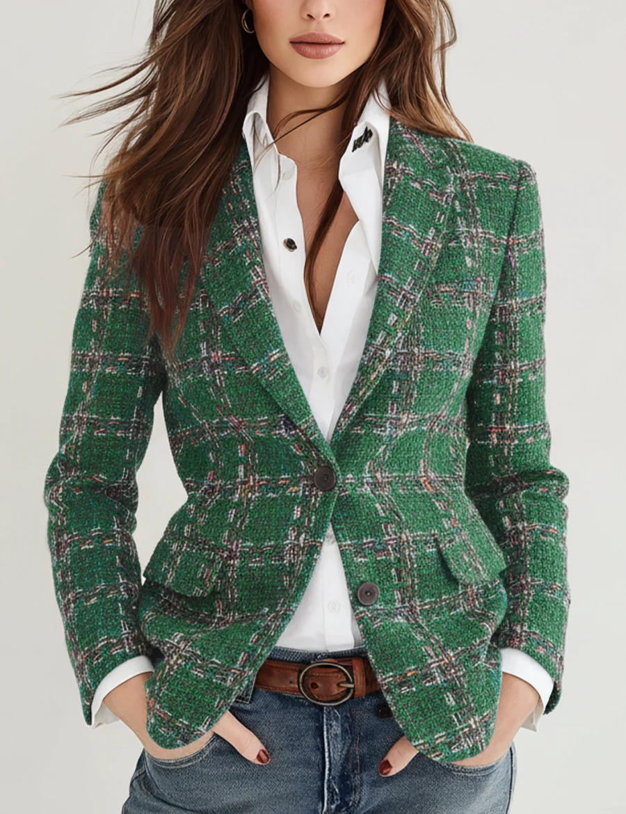 Beth | Vintage Check Blazer