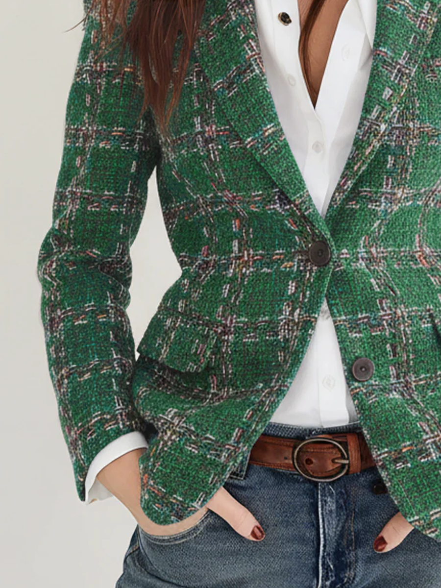 Beth | Vintage Check Blazer
