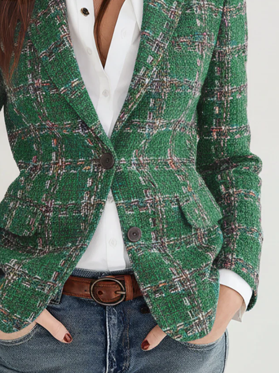 Beth | Vintage Check Blazer