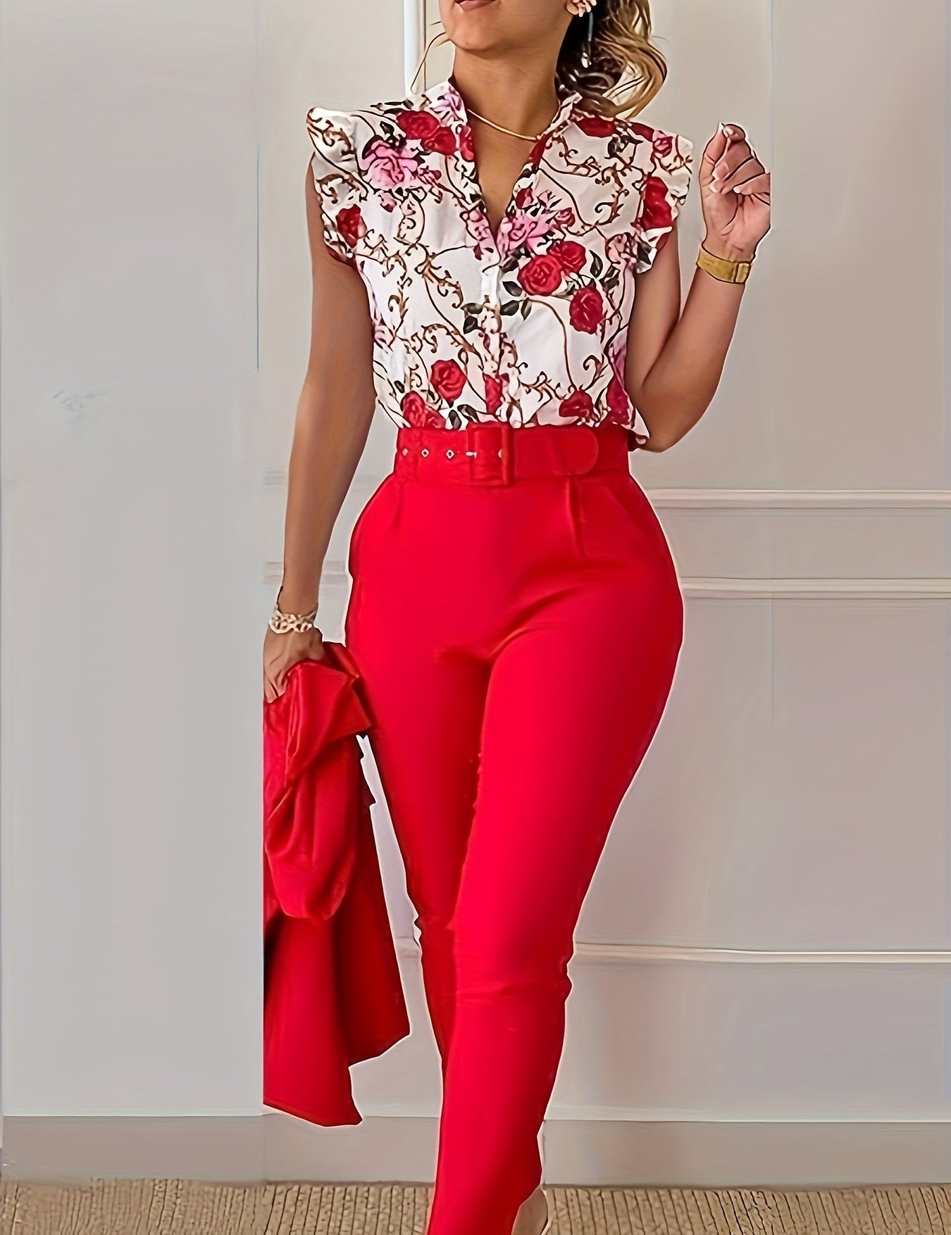 Gabrielle | Elegant Puff-Sleeve Set