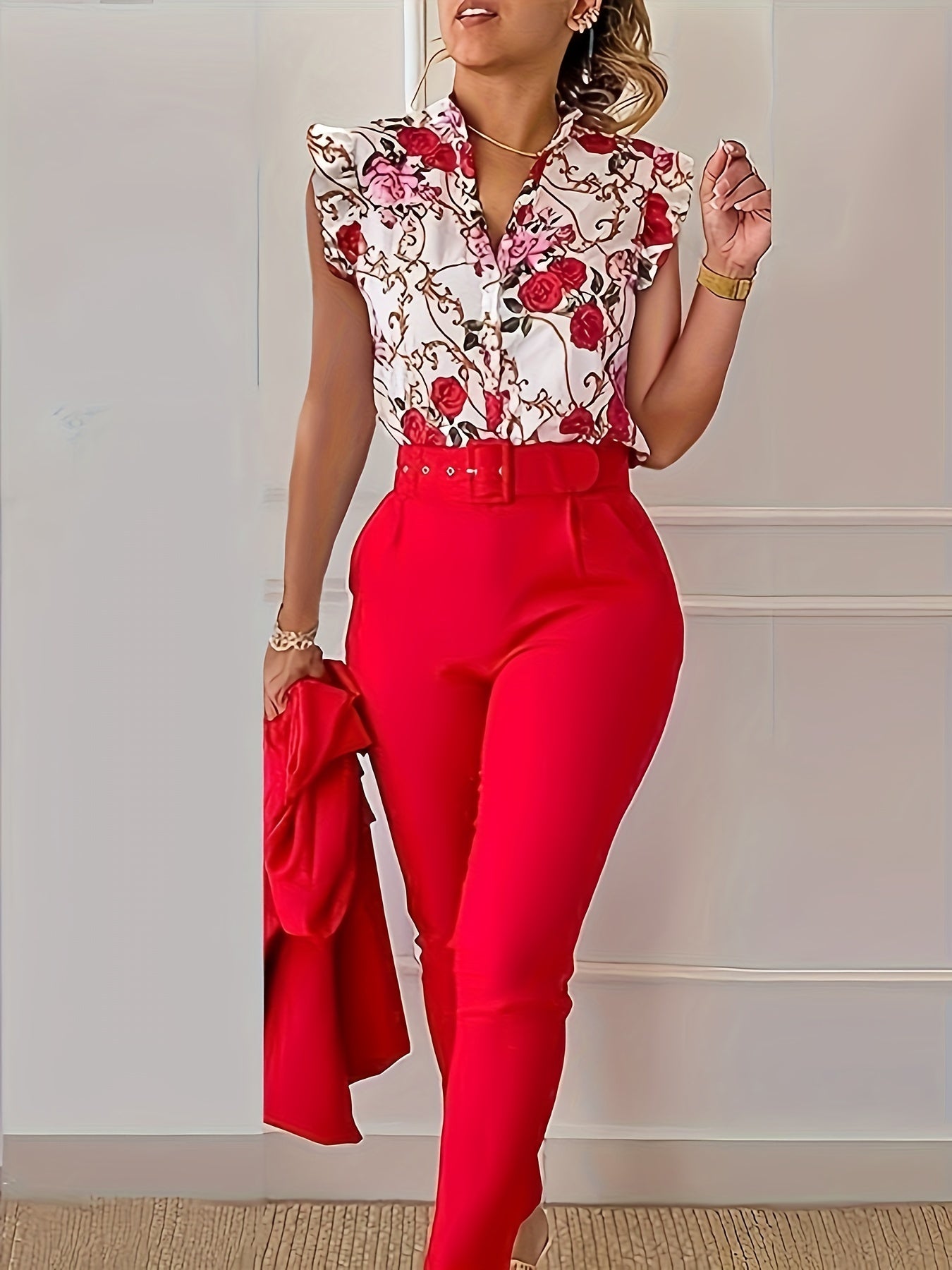 Gabrielle | Elegant Puff-Sleeve Set