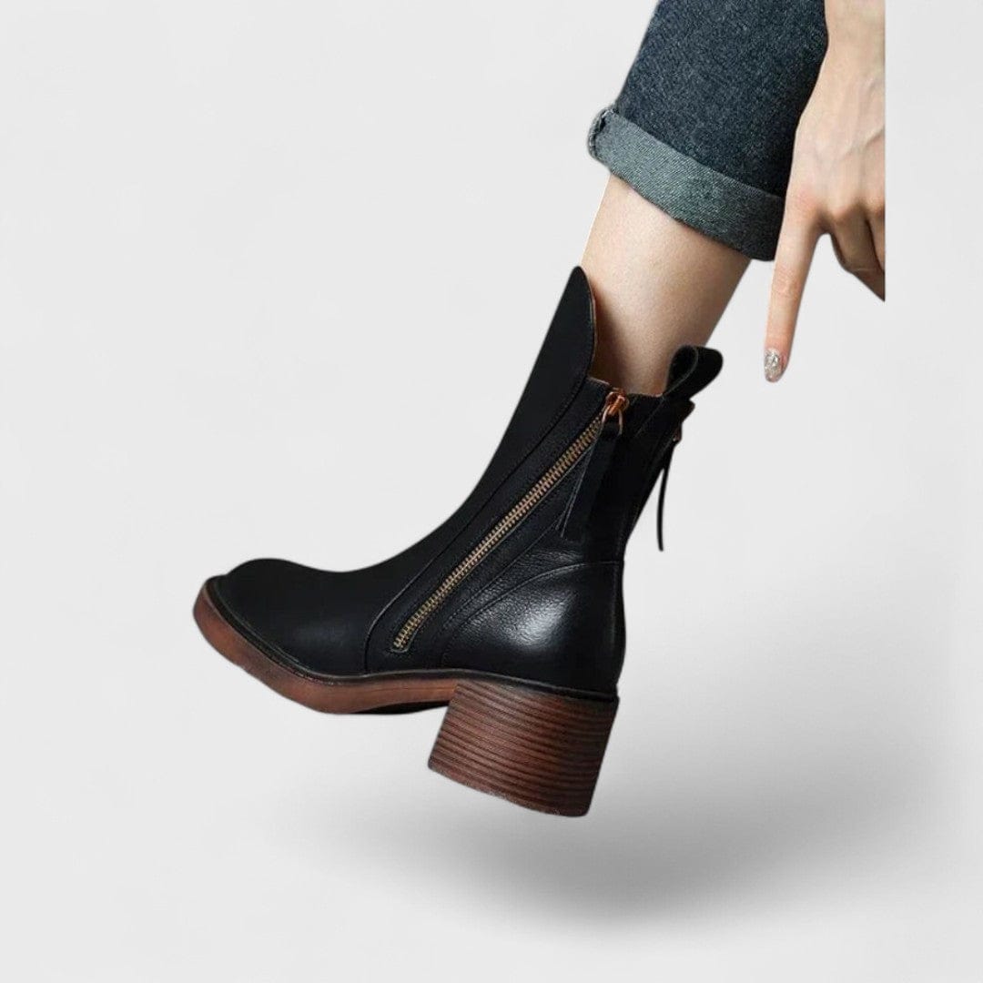 Gemma | Leather Ankle Boots
