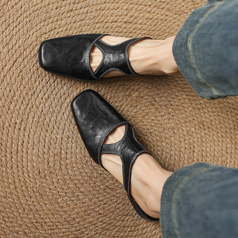 Daphne | Genuine Leather Ballet Flats