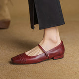 Verity | Square-Toe Mary Jane Shoe