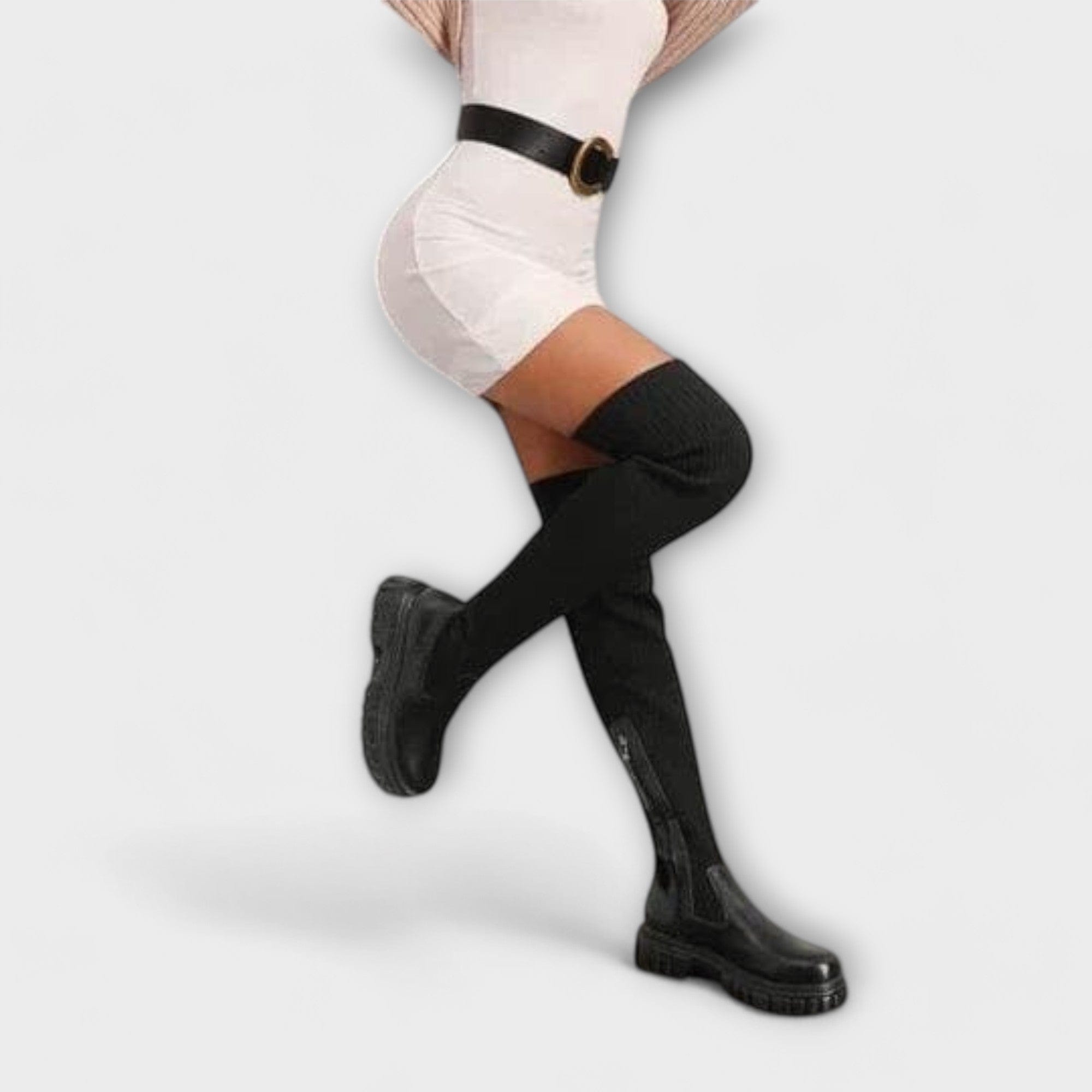 Lorna | Knee-High Boots with Chunky Sole