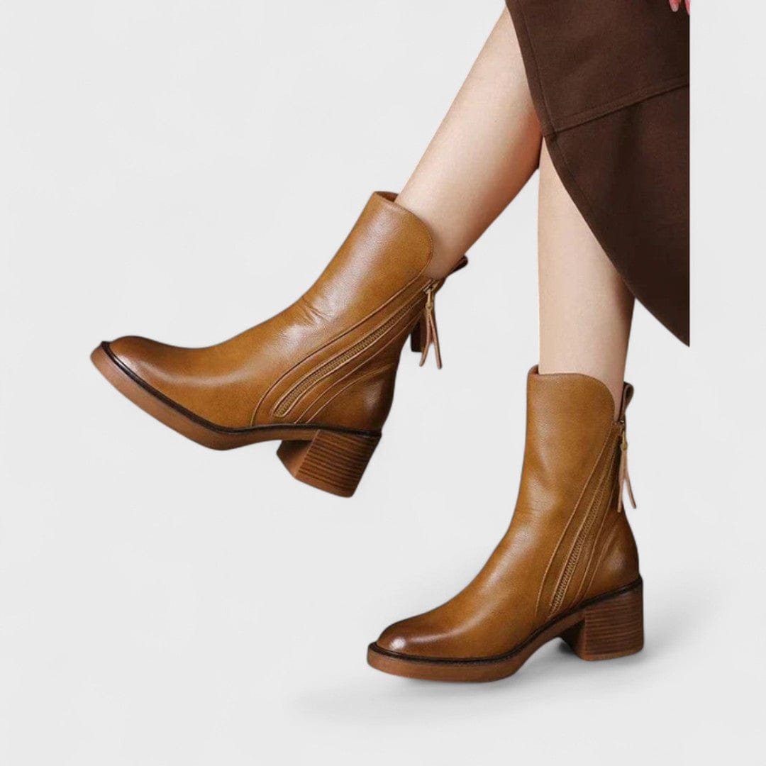 Gemma | Leather Ankle Boots