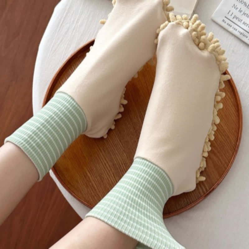 Marjolein | Mopping Socks with Microfibre Sole (4 pairs)