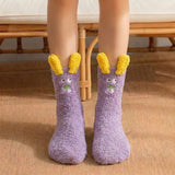 Geertje | Fluffy House Socks with Pom Poms