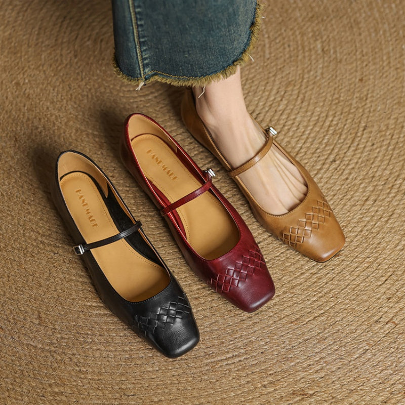 Verity | Square-Toe Mary Jane Shoe