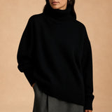 Flora | Sixtine Women's Roll-Neck Jumper, Soft Elegance