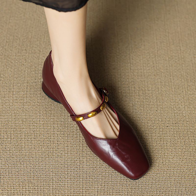 Zara | Genuine Leather Ballet Flats