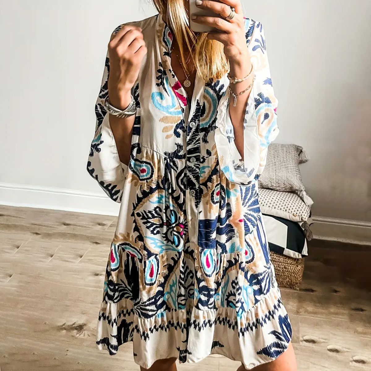 Samantha | Lightweight Boho Tunic Dress