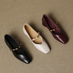 Zara | Genuine Leather Ballet Flats