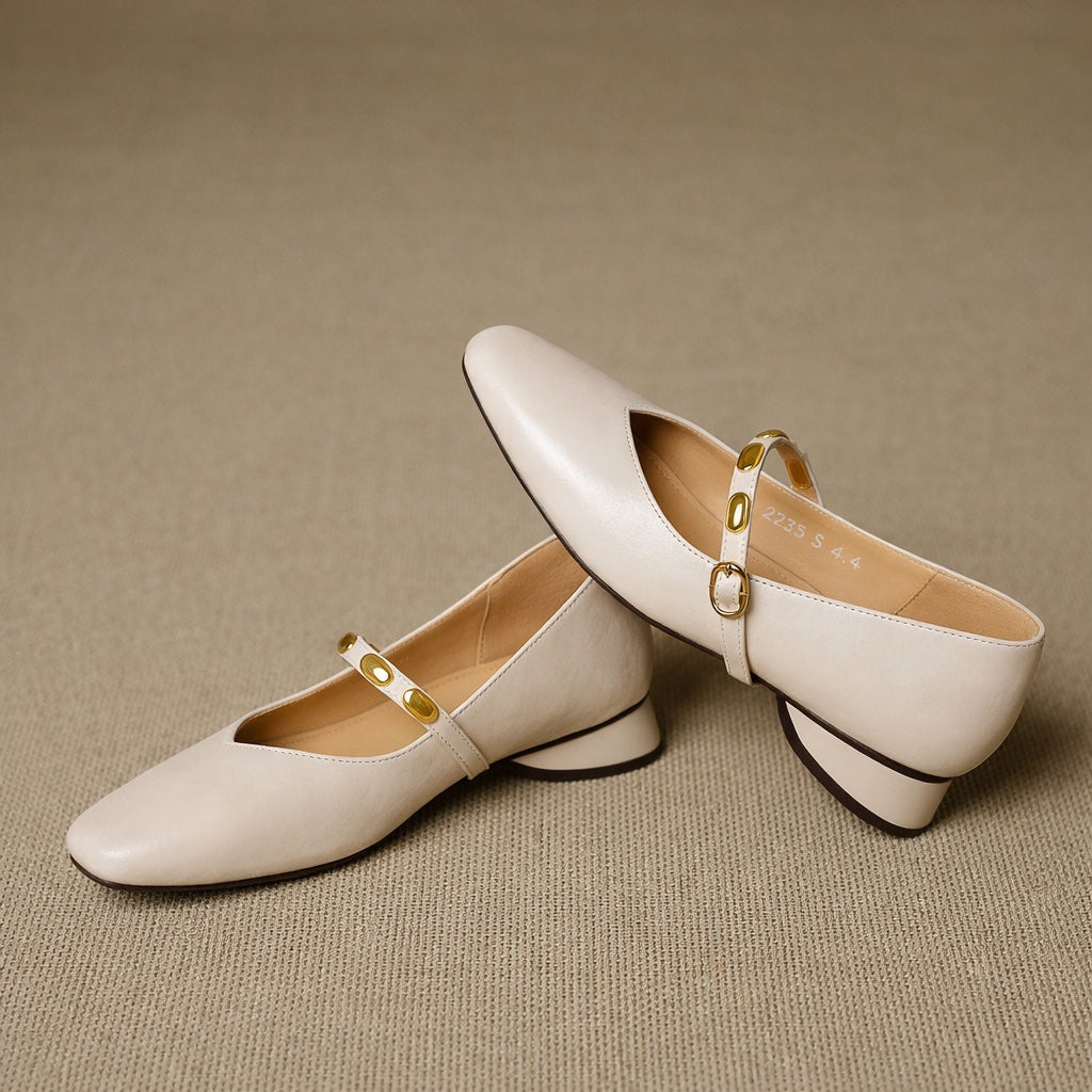 Zara | Genuine Leather Ballet Flats