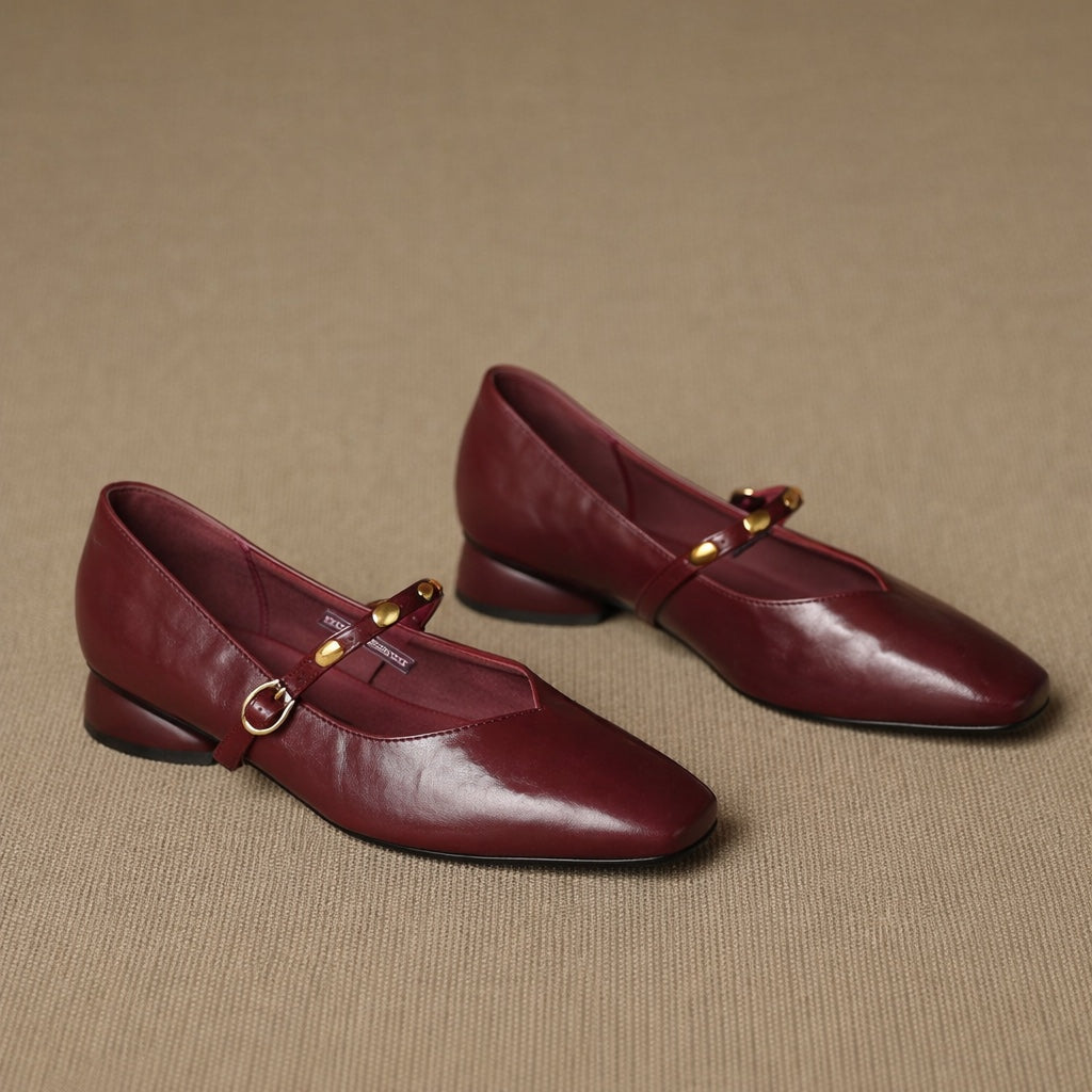 Zara | Genuine Leather Ballet Flats
