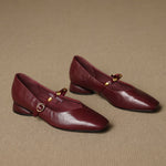 Zara | Genuine Leather Ballet Flats