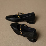 Zara | Genuine Leather Ballet Flats