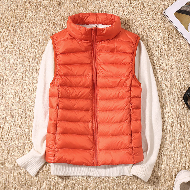 Laura | Sleeveless Padded Zip Gilet