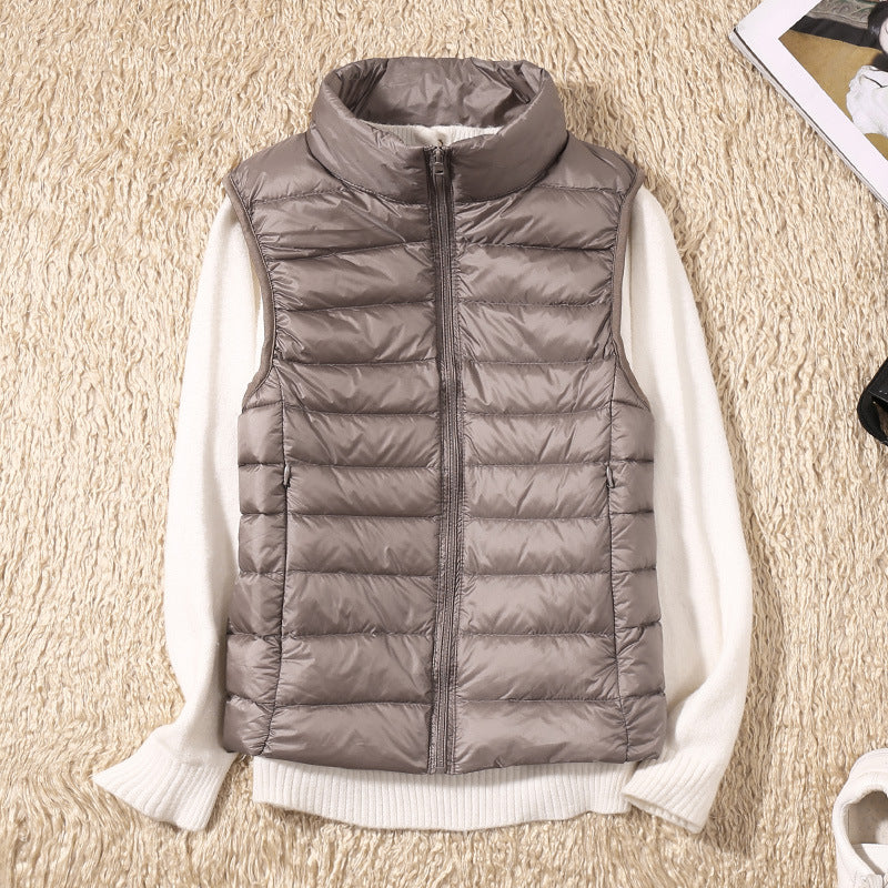 Laura | Sleeveless Padded Zip Gilet