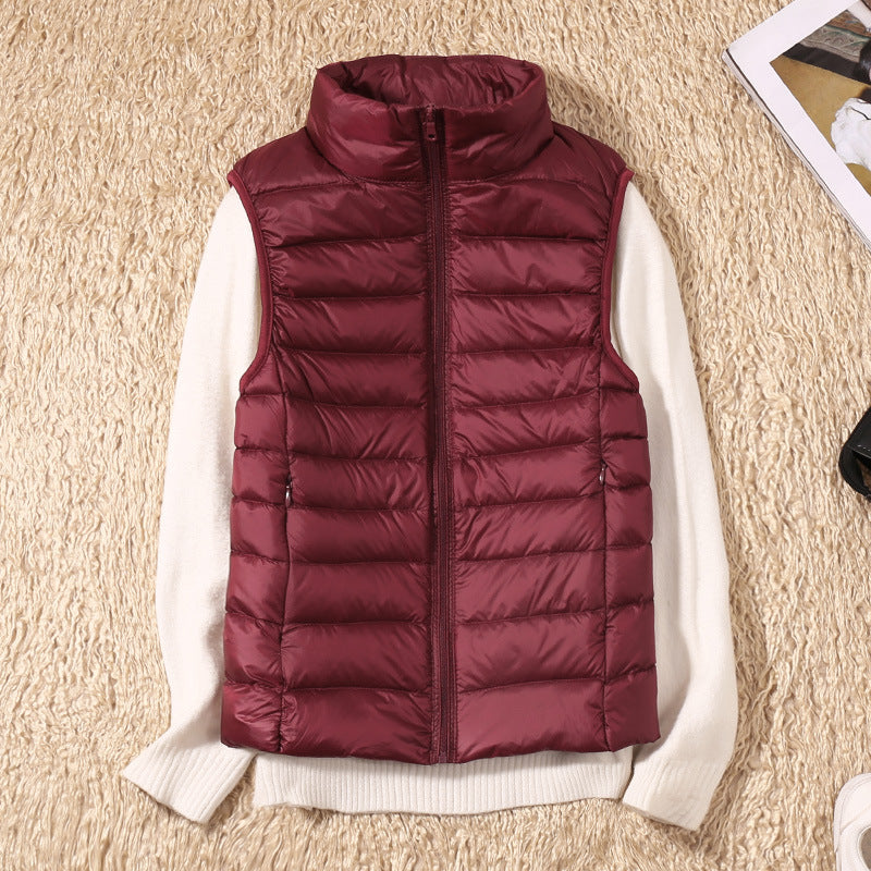 Laura | Sleeveless Padded Zip Gilet