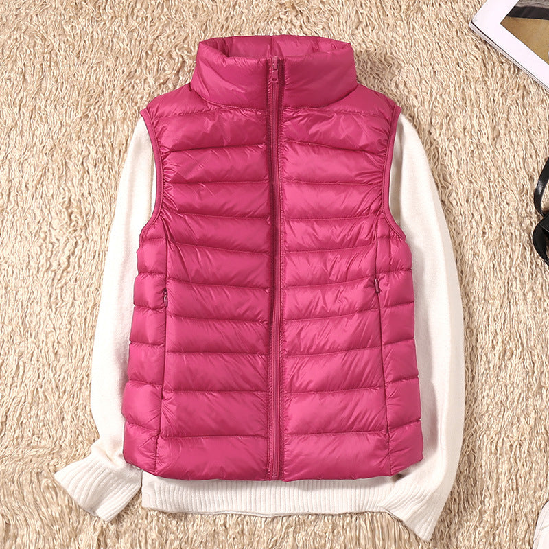 Laura | Sleeveless Padded Zip Gilet