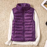 Laura | Sleeveless Padded Zip Gilet