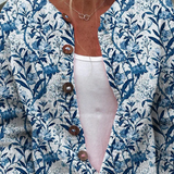 Beryl | Button-Up Cardigan with Floral Pattern