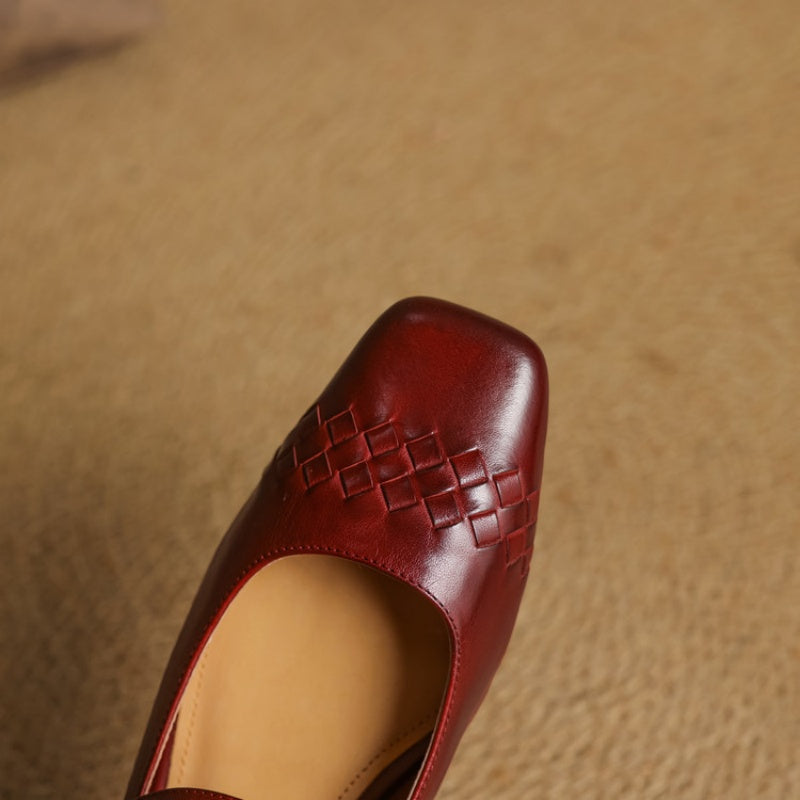 Verity | Square-Toe Mary Jane Shoe