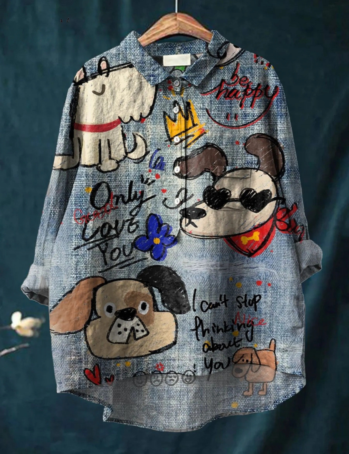 Lily | Comfortable T-Shirt with Cute Dog Art