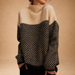 Annette | Cotton Knit Roll-Neck Jumper with Refined Style and Comfort