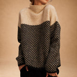 Annette | Cotton Knit Roll-Neck Jumper with Refined Style and Comfort