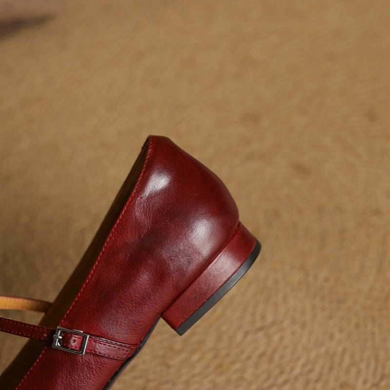 Verity | Square-Toe Mary Jane Shoe