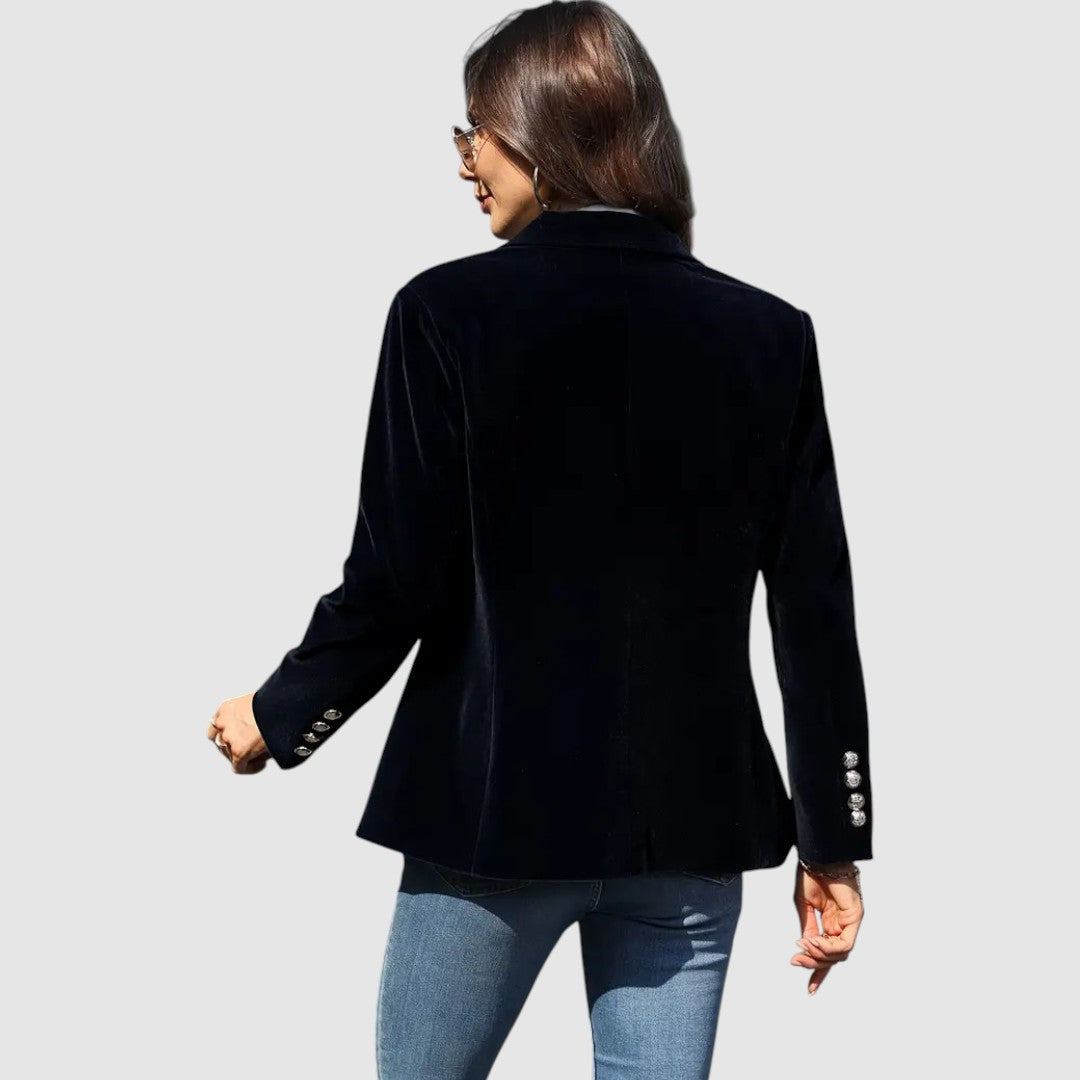 Natalie | Elegant Velvet Blazer
