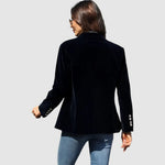 Natalie | Elegant Velvet Blazer
