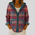 Rose | Hooded Check Overshirt