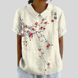 Carol | Floral Polo Top