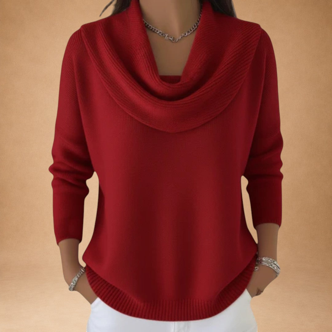 Esther | Soft-Touch Collared Jumper for Elegant Comfort
