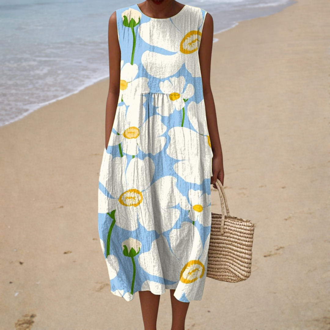 Thea | Comfortable Sleeveless Summer Dress