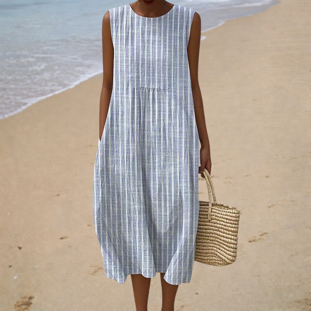Fenella | Comfortable Sleeveless Summer Dress