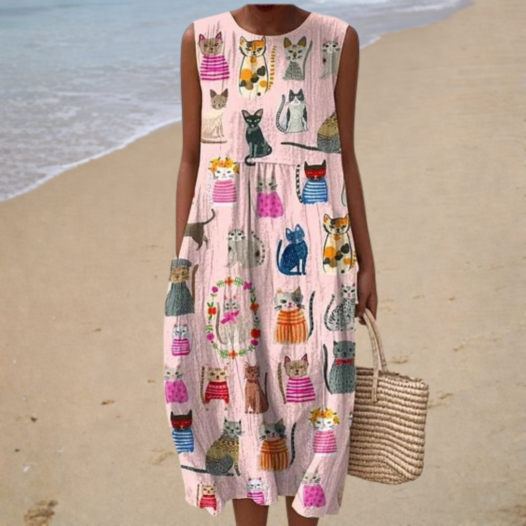 Deborah | Comfortable Sleeveless Summer Dress