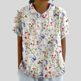 Eve | Floral Polo Blouse