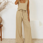 Annie | Top and Wide-Leg Trousers Set